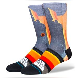 STAR WARS X STANCE POLY CREW SOCKS -DARTH VADER - NWT